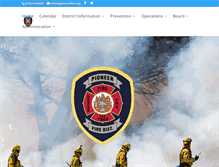 Tablet Screenshot of pioneerfire.org